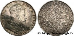 MALAISIE - ÉTABLISSEMENTS DES DÉTROITS 1 Dollar Edouard VII 1907 Bombay