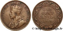 CANADA 1 Cent Georges V 1918