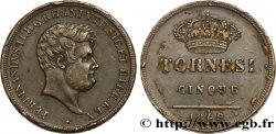 ITALY - KINGDOM OF THE TWO SICILIES 5 Tornesi Ferdinand II 1849 Naples