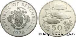 SEYCHELLES 50 Rupees Proof Poissons 1978  SPL