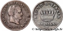 ITALIE - ROYAUME D ITALIE - NAPOLÉON Ier 10 Soldi 1812 Venise