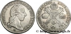 ITALY - LOMBARDY 1/2 Kronenthaler Joseph II 1787 Milan XF