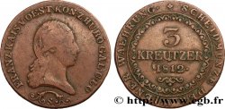 ÖSTERREICH 3 Kreuzer François Ier 1812 Schmollnitz - S