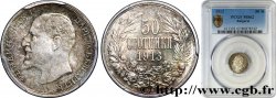 BULGARIE 50 Stotinki Ferdinand Ier 1913 