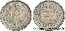 BOLIVIA 20 Centavos 1892 Potosi