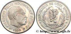 CÔTE D IVOIRE Essai de 100 Francs Félix Houphouet Boigny Proof 1966  SPL