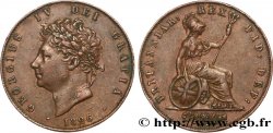 UNITED KINGDOM 1/2 Penny Georges IV 1826