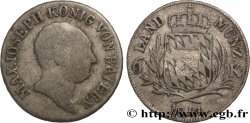 ALLEMAGNE - BAVIÈRE 6 Kreuzer Maximilien Joseph 1814 Munich B+