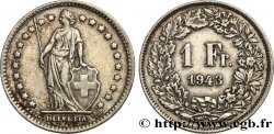 SWITZERLAND 1 Franc Helvetia 1943 Berne - B