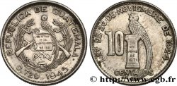 GUATEMALA 10 Centavos 1945 