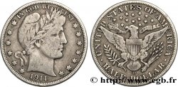 ÉTATS-UNIS D AMÉRIQUE 1/2 Dollar Barber 1911 Denver TTB
