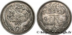 EGYPT 20 Piastres frappe au nom de Hussein Kamal Pacha AH1333 1917 Paris XF