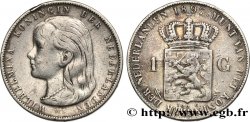 PAYS-BAS 1 Gulden Wilhelmina 1897  TB+