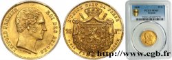 BELGIQUE - ROYAUME DE BELGIQUE - LÉOPOLD Ier 25 Francs or, tête nue 1848 Bruxelles ST65 PCGS