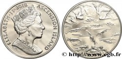ASCENSION 2 Pounds Élisabeth II / crevettes 2018 Pobjoy Mint