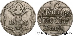 DANTZIG - VILLE LIBRE DE DANTZIG 10 Pfennig 1923