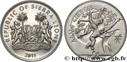 SIERRA LEONE 1 Dollar Proof Gibbon agile 2011 Pobjoy Mint