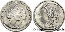ISOLE VERGINI BRITANNICHE 1 Dollar Proof Élisabeth II / Junon Februa 2012 Pobjoy Mint