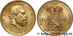 GOLD, PALLADIUM & PLATINUM INVESTMENT 10 Gulden Guillaume III, 2e type 1879 Utrecht