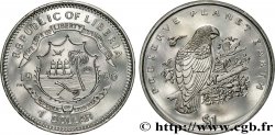 LIBERIA 1 Dollar armes / perroquet gris 1996
