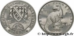 BOSNIE HERZÉGOVINE 500 Dinara Proof Tyrannosaure Rex 1993 Pobjoy Mint