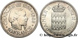 MONACO 10 Francs Charles III 1966 Paris