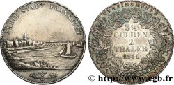 ALLEMAGNE - VILLE LIBRE DE FRANCFORT 3 1/2 Gulden 2 Thaler 1841 Francfort TTB/TTB+