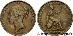 ROYAUME-UNI 1 Penny Victoria “tête jeune” 1841