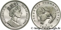 ÎLE DE MAN 1 Crown Proof phoques 1994 Pobjoy Mint
