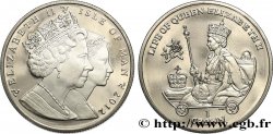 ISLE OF MAN 1 Crown Proof Couronnement de la reine Élisabeth II 2012 Pobjoy Mint