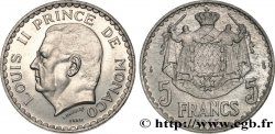MONACO - PRINCIPAUTÉ DE MONACO - LOUIS II Essai de 5 Francs 1945 Paris