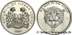 SIERRA LEONE 1 Dollar Proof Cheetah 2001 Pobjoy MInt