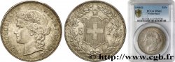 SWITZERLAND 5 Francs Helvetia 1908 Berne