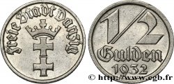 DANZIG (Free City of) 1/2 Gulden 1932 