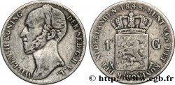 NETHERLANDS 1 Gulden Guillaume II 1848 Utrecht