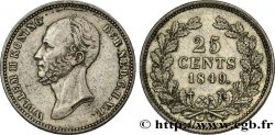 NETHERLANDS 25 Cents Guillaume II 1849 Utrecht