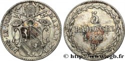 VATICAN AND PAPAL STATES 5 Baiocchi Pie IX an XIII 1858 Bologne