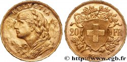 OR, PALLADIUM ET PLATINE INVESTISSEMENT 20 Francs Vreneli 1930 Berne