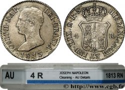 ESPAGNE - ROYAUME D ESPAGNE - JOSEPH NAPOLÉON 4 Reales 1813 Madrid