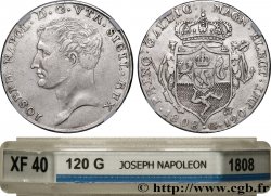 ITALY - KINGDOM OF NAPLES - JOSEPH NAPOLEON Piastre de 120 Grana 1808 Naples