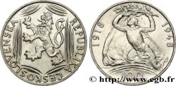 TCHÉCOSLOVAQUIE 100 Korun 30e anniversaire de l’Indépendance 1948  SPL