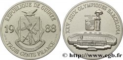 GUINEA 300 Francs XXV Jeux Olympiques Barcelone - Stade olympique 1988 