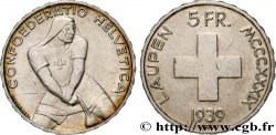 SWITZERLAND 5 Francs 600e anniversaire de la bataille de Laupen 1939 Berne