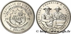 LIBERIA 1 Dollar Président Franklin Delano Roosevelt 1995 Pobjoy Mint