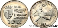 ANDORRA 10 Diners Proof Jeux Olympiques de Barcelone 1992 / football 1989