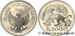 INDONÉSIE 2000 Rupiah Proof 1974 