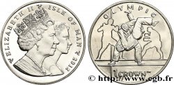 ILE DE MAN 1 Crown Proof Jeux Olympiques de Londres : judo et boxe 2012 Pobjoy Mint