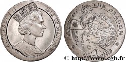 ÎLE DE MAN 1 Crown Proof année du dragon 2000 Pobjoy Mint