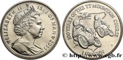 ISLA DE MAN 1 Crown Proof 100e anniversaire de la course motocycliste TT 2011 Pobjoy Mint