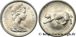 CANADA 25 Cents centenaire de la Confédération 1967